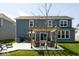 Inviting backyard with a pergola-covered patio, perfect for outdoor entertaining at 5300 Veranda Dr, Noblesville, IN 46062