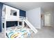 Charming bedroom featuring a bunk bed with slide, perfect for  at 5300 Veranda Dr, Noblesville, IN 46062