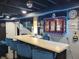 Basement bar with an open design concept and decor for entertaining friends and Gathering at 5739 E 62Nd Pl, Indianapolis, IN 46220
