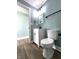 Bathroom with updated vanity and modern finishes at 601 Duane St, Franklin, IN 46131