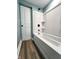 Clean bathroom features a shower and tub combination at 601 Duane St, Franklin, IN 46131