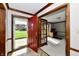 Open foyer with a clear view of the front yard and an adjacent room at 611 Mill Farm Rd, Noblesville, IN 46062