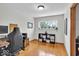 Bedroom featuring hardwood floors, natural light, and simple decor at 7205 Steven Ln, Indianapolis, IN 46260