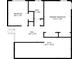 Detailed floorplan of the fourth floor highlighting the bedrooms, bathroom, hall, and attic at 7205 Steven Ln, Indianapolis, IN 46260