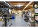 Large unfinished basement, ideal for storage or future customization at 8089 Lynch Ln, Indianapolis, IN 46250