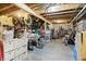 Unfinished basement provides ample space for storage and home organization at 8089 Lynch Ln, Indianapolis, IN 46250