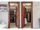 Walk in closet featuring wood trim and ample hanging storage at 8362 N County Road 650 E, Brownsburg, IN 46112