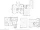 Floor plans featuring the main level, floor two, basement, and detached garage at 8362 N County Road 650 E, Brownsburg, IN 46112