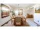 Inviting dining room with natural light, perfect for Gathering meals and gatherings at 9056 E 650 N, Wilkinson, IN 46186