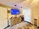 Comfortable bedroom featuring a large dresser and a television at 1117 Hendricks Ave, Shelbyville, IN 46176