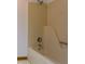 A standard shower-tub combo ready for your personal touch and upgrades at 11203 Westminster Way, Carmel, IN 46033