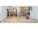 Loft area with seating at bar top overlooking barn doors at 1229 Dallas Dr, Plainfield, IN 46168