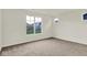 Bedroom featuring carpeted floors, neutral walls and a window view of the neighborhood at 19123 River Jordan Pass, Westfield, IN 46074