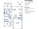 Detailed floor plan reveals a two-bedroom layout with a spacious great room and a Primary suite with a walk-in closet at 19123 River Jordan Pass, Westfield, IN 46074