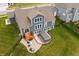 Large backyard featuring a hot tub, deck, and spacious lawn at 19405 Titus Dr, Westfield, IN 46074