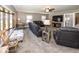 Spacious living room featuring plush carpet and a bay window at 19702 Tomlinson Rd, Westfield, IN 46074