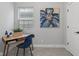 Cozy bedroom featuring a modern desk and chair, with a neutral color palette at 2118 Lexington Ave, Indianapolis, IN 46203
