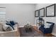 Comfortable living area featuring neutral tones, stylish furniture, and decorative accents at 2118 Lexington Ave, Indianapolis, IN 46203