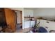Convenient laundry room equipped with a washer, dryer, and storage solutions at 3311 Stella St, Greenwood, IN 46143