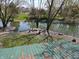 Lakeside picnic area, perfect for enjoying nature and outdoor dining at 3311 Stella St, Greenwood, IN 46143