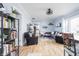 Bright living room with hardwood floors, comfortable seating, and modern decor at 356 S Washington St, Danville, IN 46122