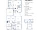 Floor plan showcasing a 2444 sq ft home with 4 bedrooms, 2.5 baths, and a 2-car garage at 3727 Thomas Jefferson Ct, Westfield, IN 46074