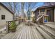 Wooden deck with outdoor dining set perfect for relaxing and entertaining Gathering and friends at 40 N Ritter Ave, Indianapolis, IN 46219