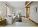 Bright living room with natural light, comfortable seating, and modern decor creating a welcoming space at 40 N Ritter Ave, Indianapolis, IN 46219