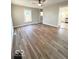 Bright, open living room featuring beautiful wood flooring and natural light at 422 Hege Ave, Columbus, IN 47201