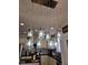 Stylish kitchen lighting fixture over a well-appointed kitchen with modern appliances and décor at 4383 Round Lake Bnd, Indianapolis, IN 46234