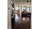 Spacious living room with modern kitchen and comfortable seating, perfect for relaxing and entertaining at 4383 Round Lake Bnd, Indianapolis, IN 46234