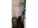 Convenient storage closet with shelving, ideal for organizing cleaning supplies and household items at 4383 Round Lake Bnd, Indianapolis, IN 46234