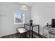 Bright dining area features a table with bench and a serving cart at 443 N Alton Ave, Indianapolis, IN 46222