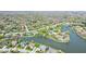 Residential neighborhood with mature trees and lakefront property at 476 Sapphire Dr, Carmel, IN 46032