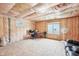 Partially finished basement offers flexible living space and a dedicated area for work or recreation at 476 Sapphire Dr, Carmel, IN 46032