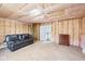 Partially finished basement featuring versatile living space and a well-lit atmosphere at 476 Sapphire Dr, Carmel, IN 46032