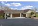 Exterior elevation of a house with a three-car garage at 5455 S 800 E, Zionsville, IN 46077