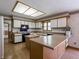 Bright kitchen featuring a central island, modern appliances, and ample counter space at 575 Crestpoint Ln, Plainfield, IN 46168