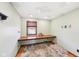 Bedroom featuring a built-in desk with natural light at 5831 Bar Del W Dr, Indianapolis, IN 46221