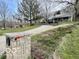 Attractive home with a stone mailbox and prominent address marker at 5846 Bellsville Pike, Columbus, IN 47201