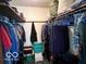 Large walk-in closet with ample storage space and shelving at 5846 Bellsville Pike, Columbus, IN 47201