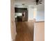 An open kitchen features stainless steel appliances and ample counter space at 613 Rahkewood Dr, Indianapolis, IN 46217