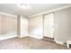 Bedroom with neutral paint, carpet, and white trim at 6189 Vigo Dr, Clayton, IN 46118