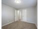This bedroom features carpet floors and two doors at 6189 Vigo Dr, Clayton, IN 46118