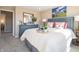 Cozy bedroom featuring a dresser and mirror, complemented by stylish decor and natural light at 7628 Big Bend Blvd, Camby, IN 46113