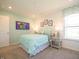 Bedroom featuring unique decor, natural light, and neutral walls at 7628 Big Bend Blvd, Camby, IN 46113