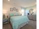 Bedroom featuring unique decor, natural light, and neutral walls at 7628 Big Bend Blvd, Camby, IN 46113