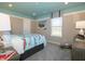 Bedroom featuring unique decor, natural light, and neutral walls at 7628 Big Bend Blvd, Camby, IN 46113