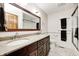 Updated bathroom featuring double sinks and granite countertops at 7688 Gunsmith Ct, Plainfield, IN 46168