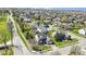 Aerial view of homes in a residential neighborhood at 10471 Meadow Lake Dr, Fishers, IN 46038